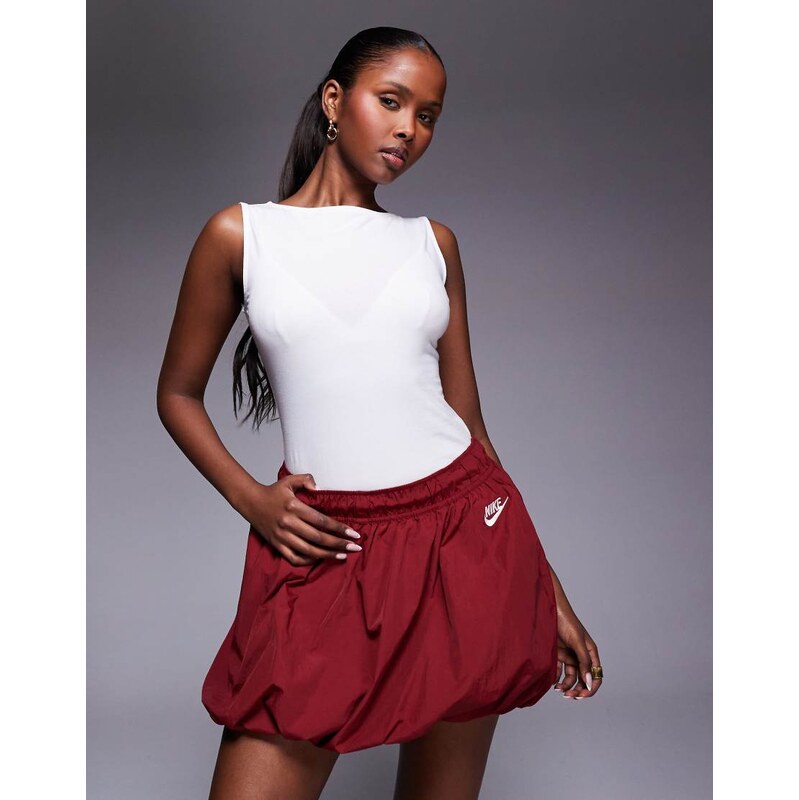 Nike bubble skirt in red