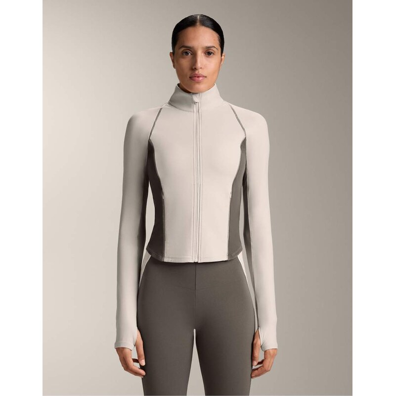 OYSHO Light warm reflective technical jacket in sand-Neutral 113356975