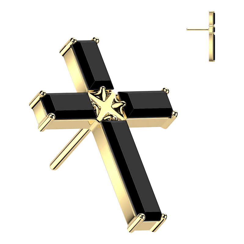 Atreya Titanová bezzávitová koncovka Cross 113356623