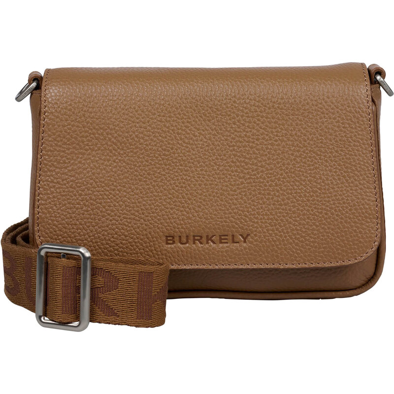 Dámská crossbody kožená kabelka Burkely Ava - světle hnědá 114825010