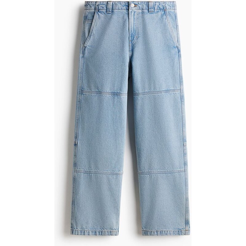 H&M - Loose Fit Worker jeans - Denim Blue