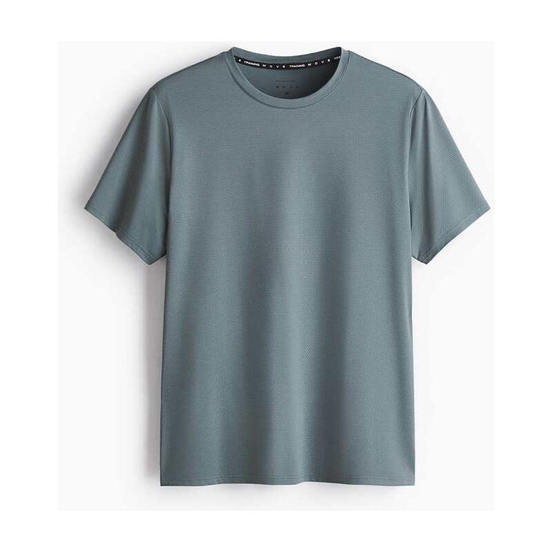 H&M - Sportovní tričko zesíťoviny DryMove - Zelenomodrá