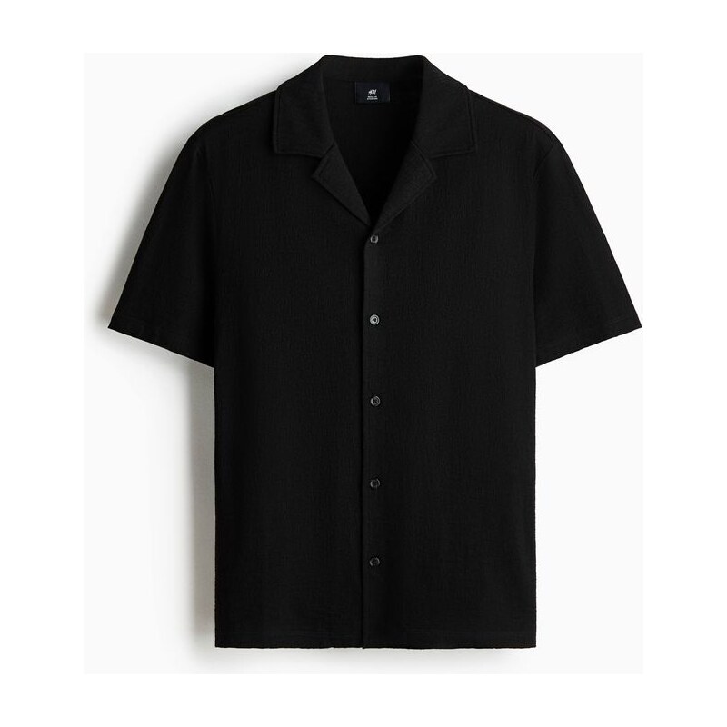 H&M - Košile resort Regular Fit - Černá