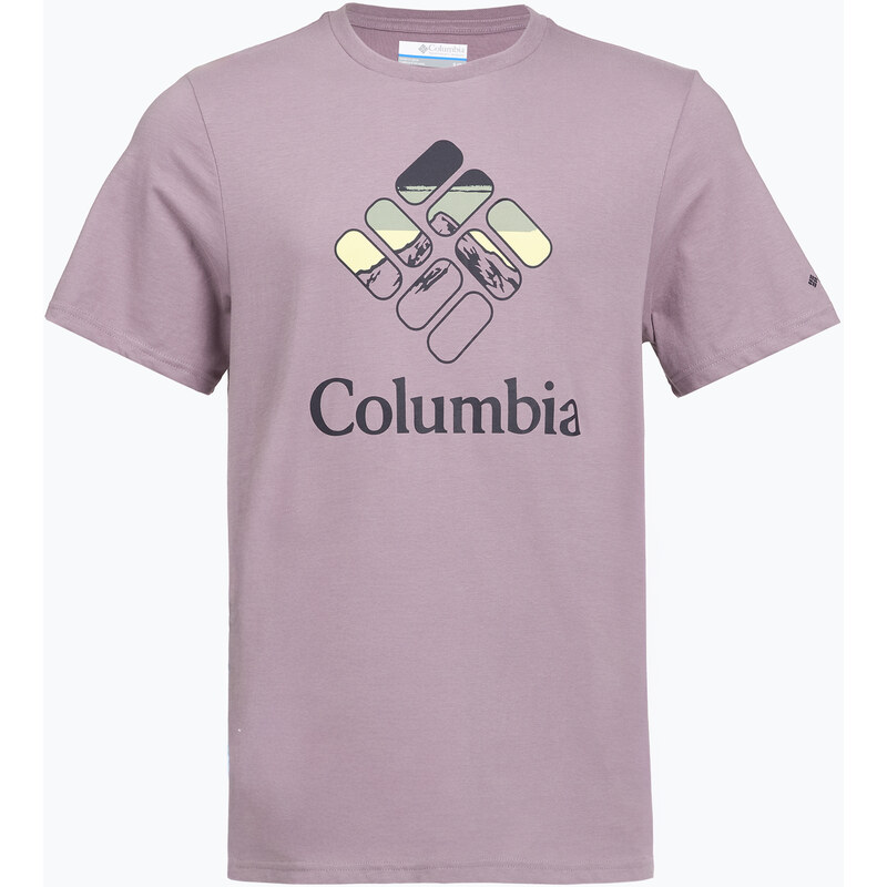 Pánské tričko Columbia CSC Seasonal Graphic shale purple