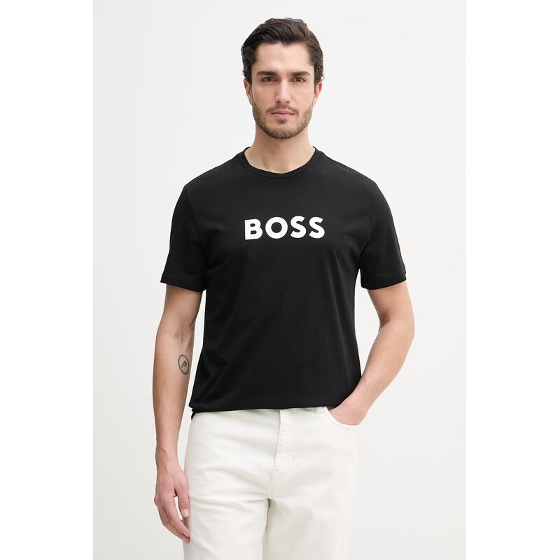 BOSS pánský bavlněný T-Shirt RN