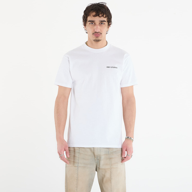 OBEY Clothing Tričko OBEY Moves Of Life White XXL