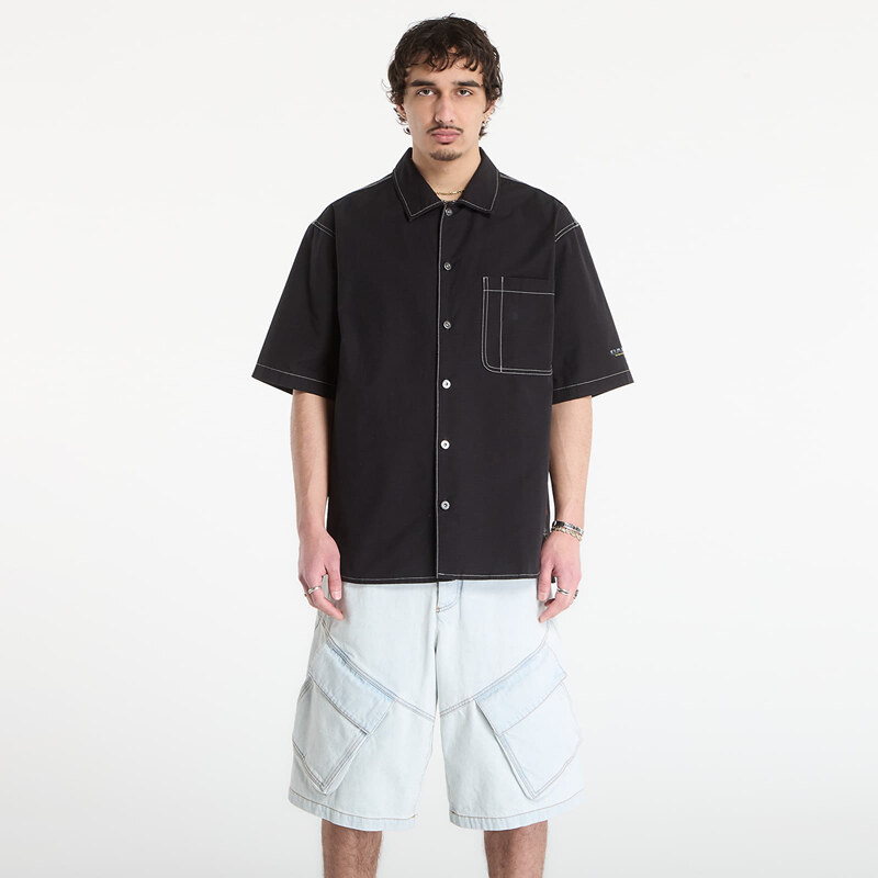 Košile Oakley Heritage Over Shirt Pitch Black S