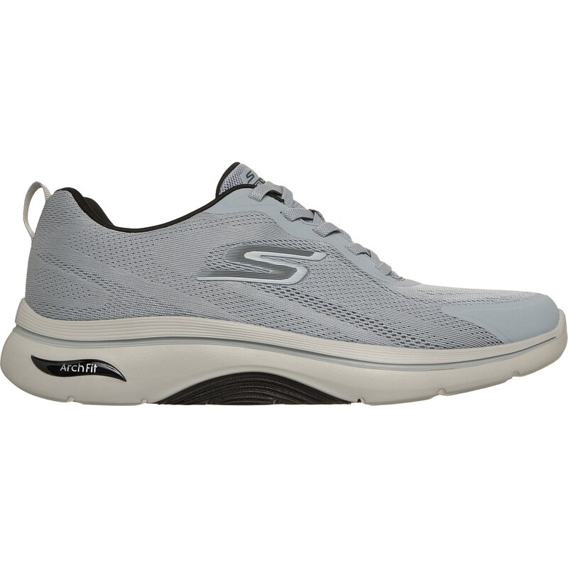 Skechers Muži GO WALK Arch Fit 2.0 - Levy Teniska v Šedá/Černá,