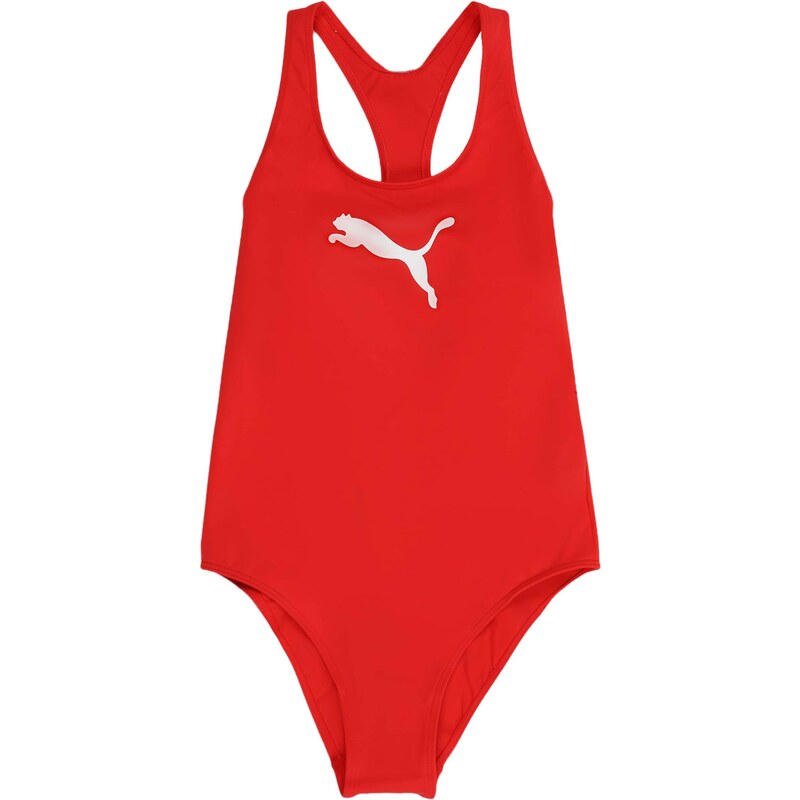 PUMA Plavky červená / bílá