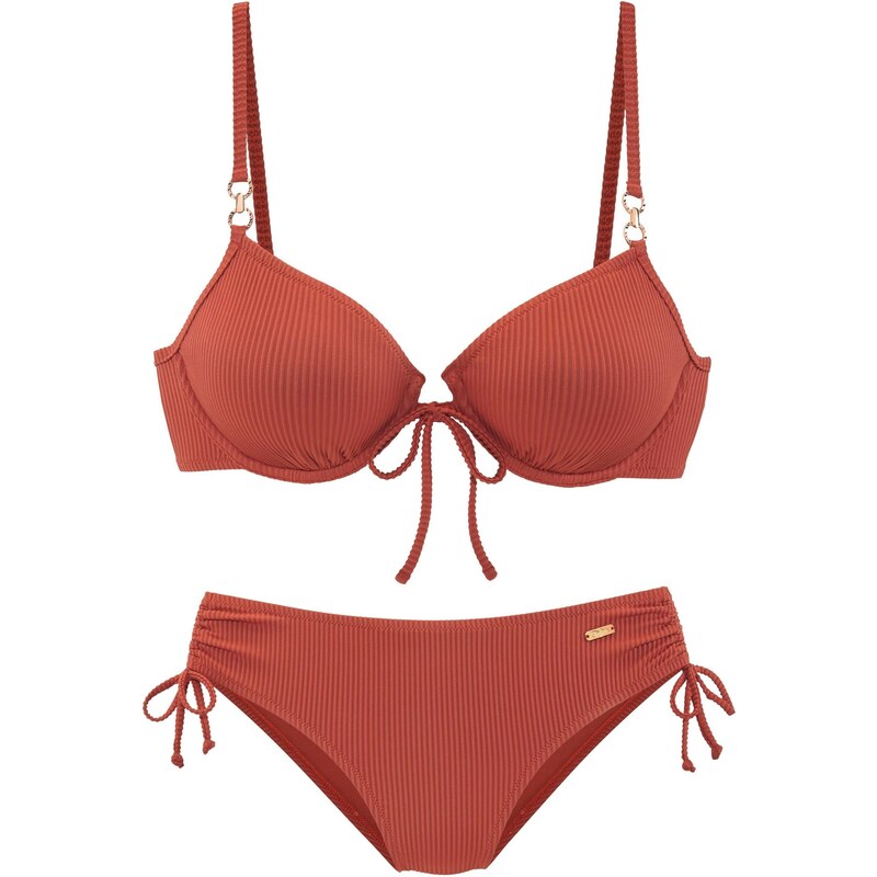 BUFFALO Bikiny rezavě červená 113360474