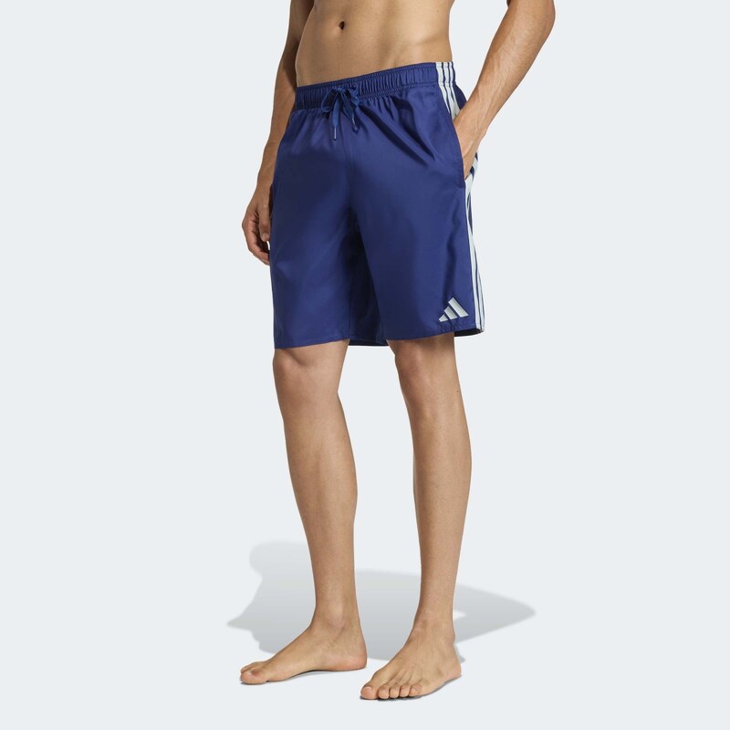 adidas Performance adidas 3 Stripes SWIM Shorts 8 INCH Blue 113360519