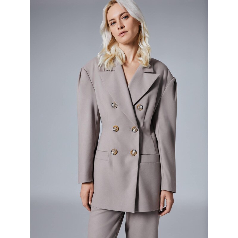 4TAILORS Blejzr Dulcet šedobéžová 113362559