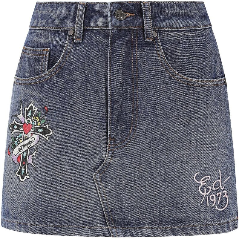 Ed Hardy Sukně indigo