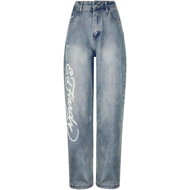 Ed Hardy Džíny modrá / světlemodrá / bílá 113362839
