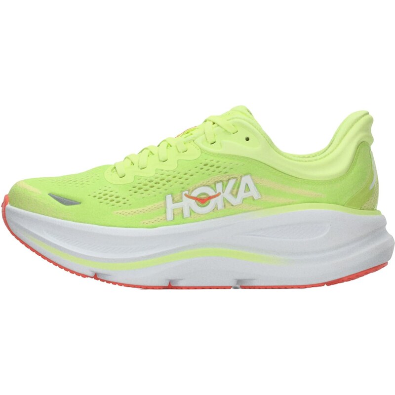 HOKA Běžecká obuv Bondi 9 svítivě zelená / svítivě oranžová /