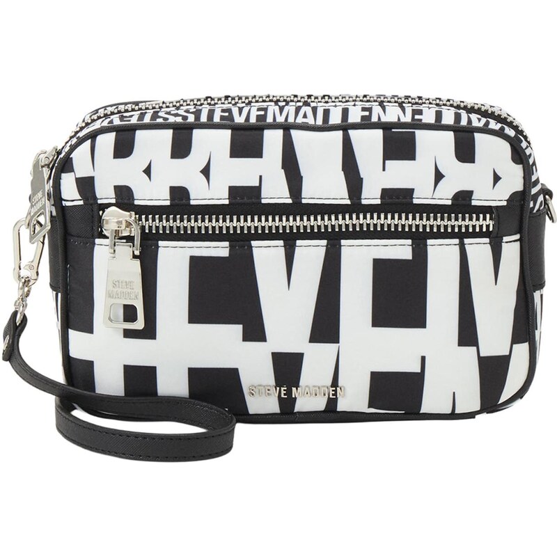 STEVE MADDEN Taška přes rameno Bvades černá / bílá