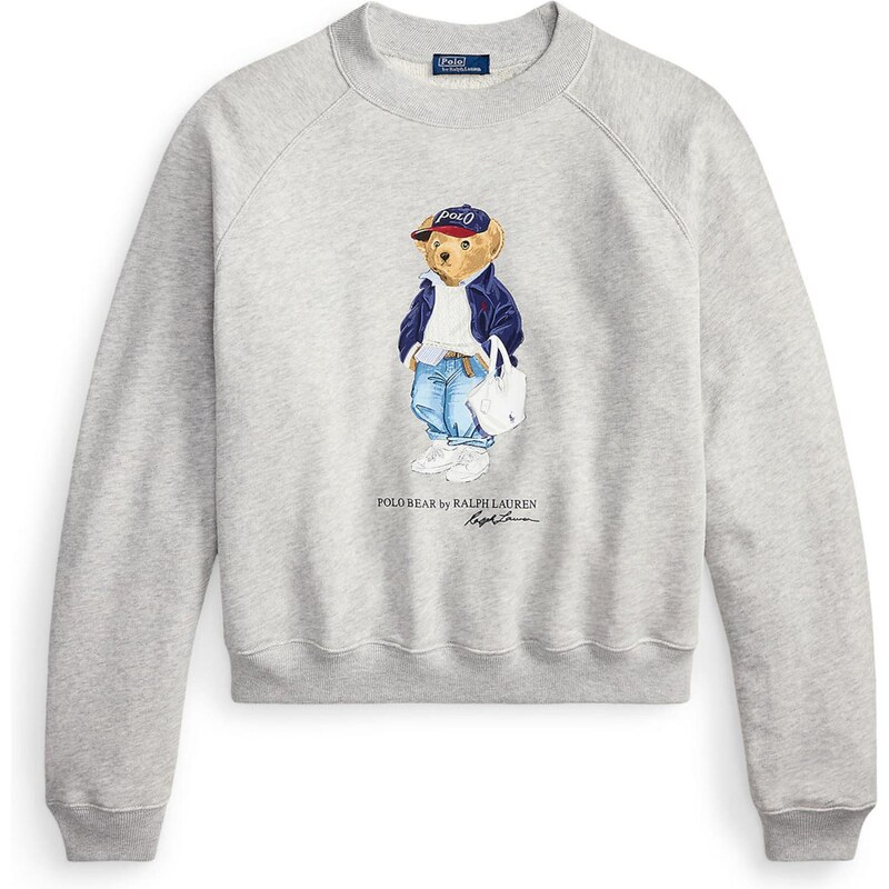 Polo Ralph Lauren Mikina ISLAND modrá / kouřově šedá / bílá
