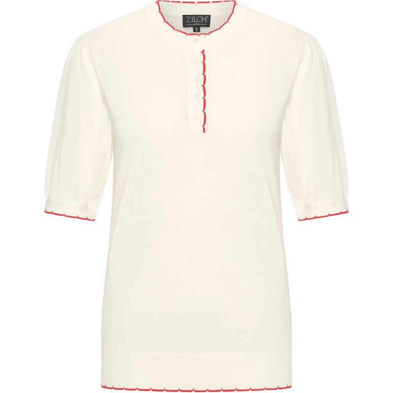Zilch 61VSN10.215 Dámská halenka 000001 - Off White bílá 113363319