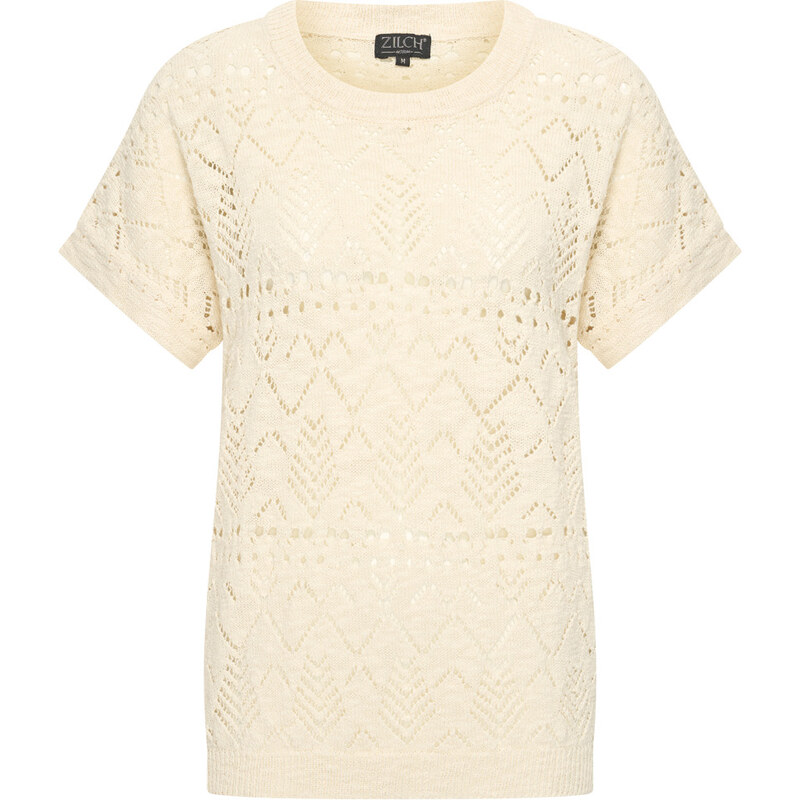 Zilch 61COTA10.217 Dámská halenka 000001 - Off White krémová 113363317