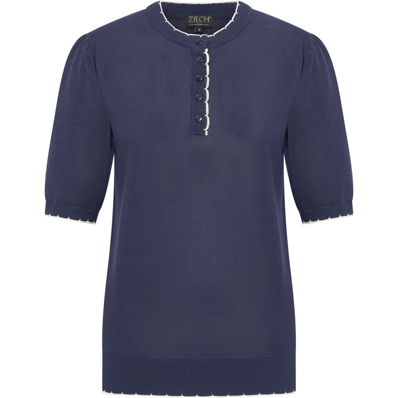 Zilch 61VSN10.215 Dámská halenka 000018 - Navy tmavě modrá 113363321
