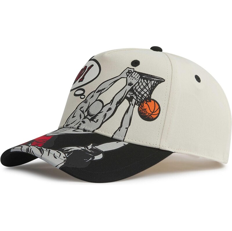 AND1 Kšiltovka OffTthe Rim světle béžová / šedá / červená / černá 113363369
