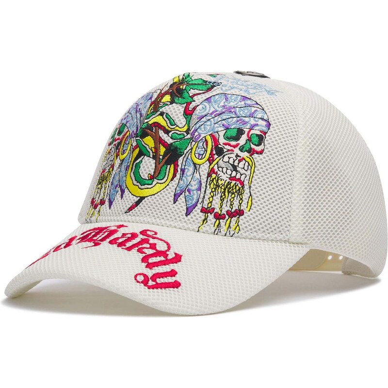 Ed Hardy Kšiltovka Pirates Airtex žlutá / červená / černá / přírodní 113363372