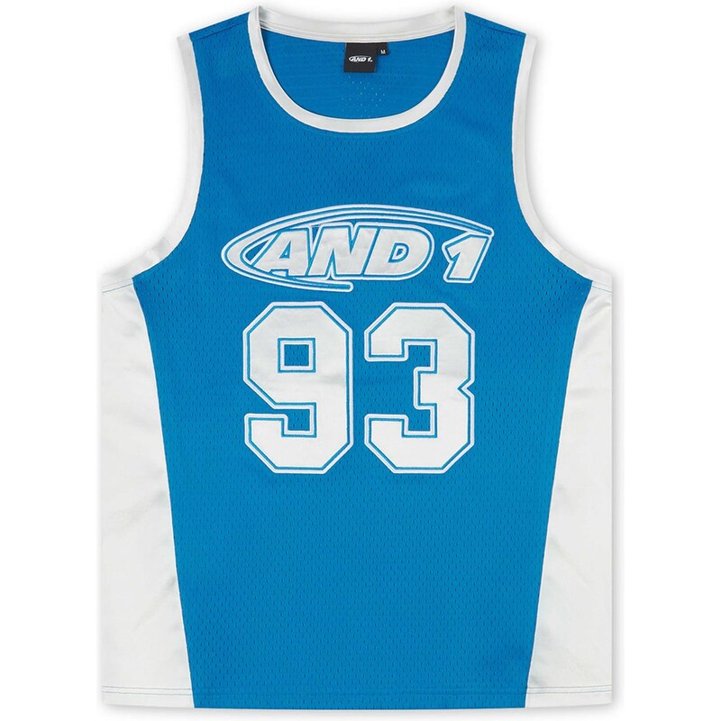 AND1 Tričko 93 Airtex modrá / bílá 113363395