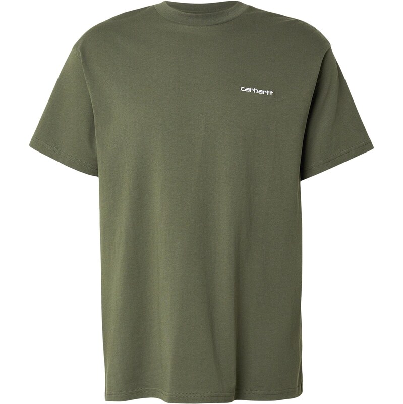 Carhartt WIP Tričko olivová / bílá