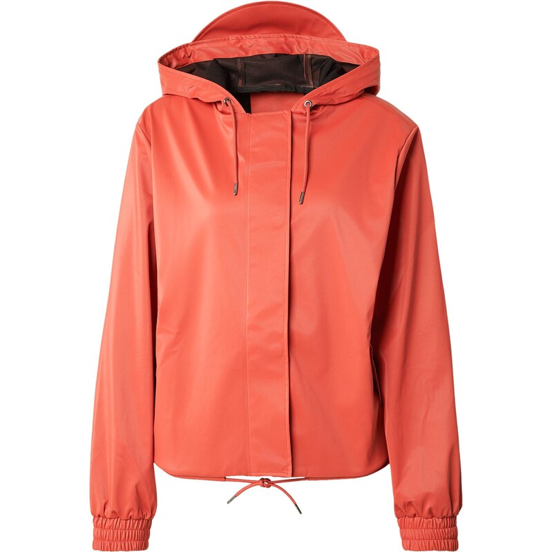 RAINS Přechodná bunda String W oranžově červená