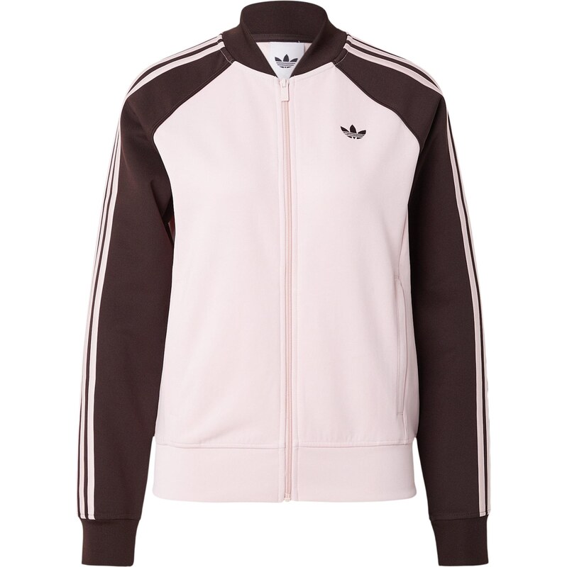 ADIDAS ORIGINALS Mikina SST TT čokoládová / růžová 113364722