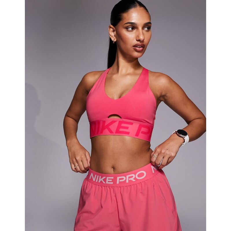 Nike Training Nike Pro Training Indy Dri-FIT Plunge light