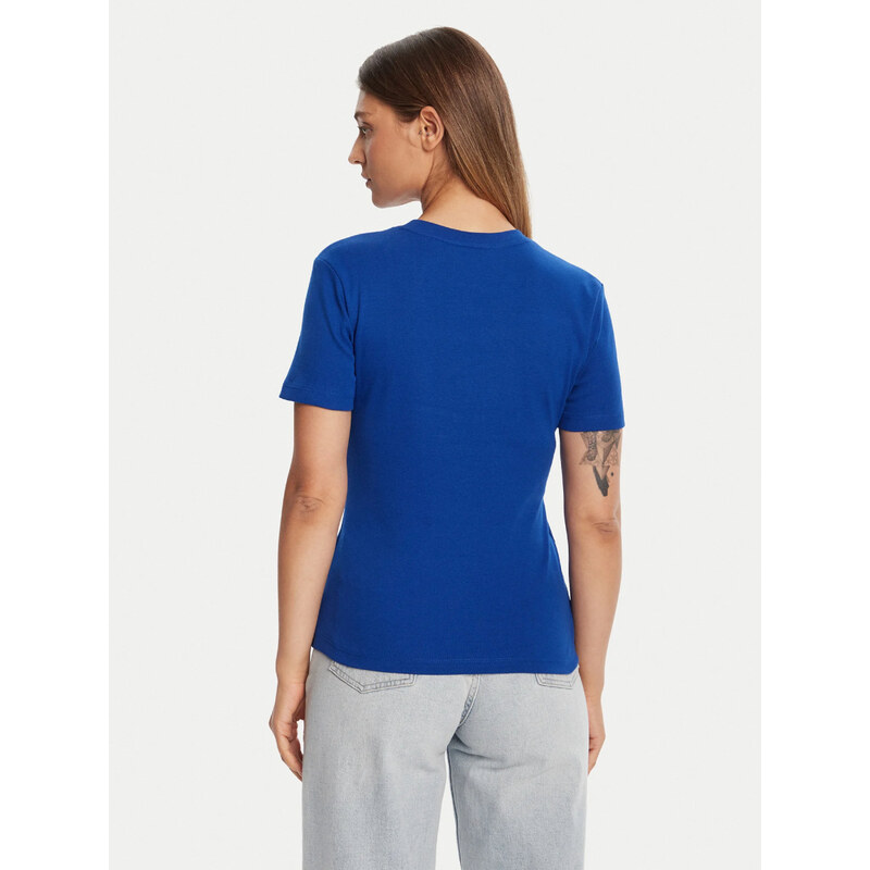 Tommy Hilfiger dámské modré basic triko