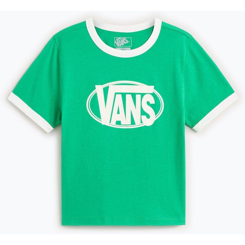 Dámské tričko Vans Center Chest Ringer Tee vivid verdant