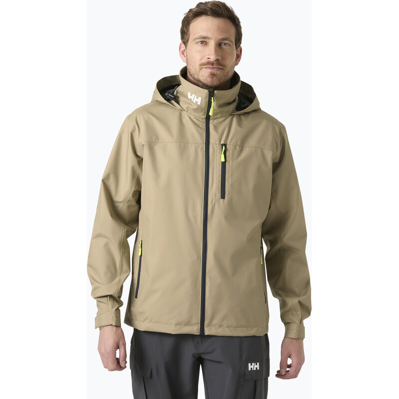Pánská jachtařská bunda Helly Hansen Crew Hooded 2.0 pebble