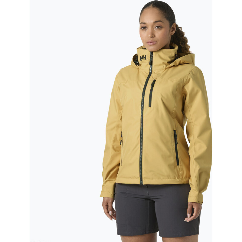 Dámská jachtařská bunda Helly Hansen Crew Hooded 2.0 sand
