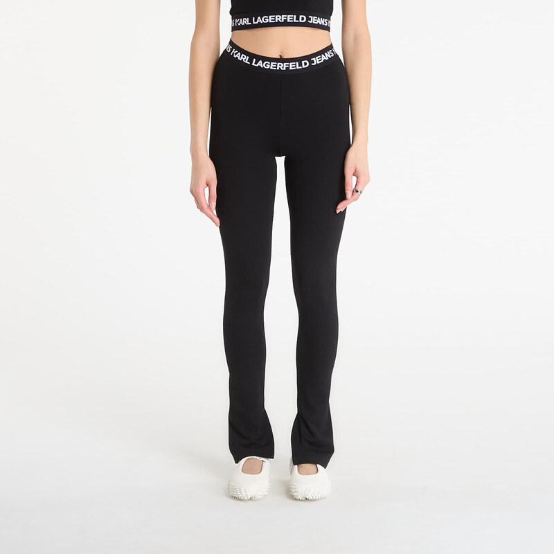 Legíny Karl Lagerfeld Jeans Milano Legging Black M