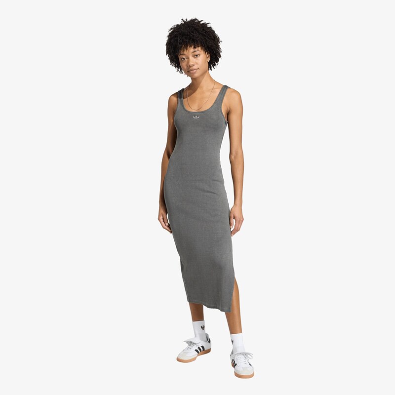 adidas Originals Šaty adidas Essentials Rib Tank Maxi Dress Washed 113380095