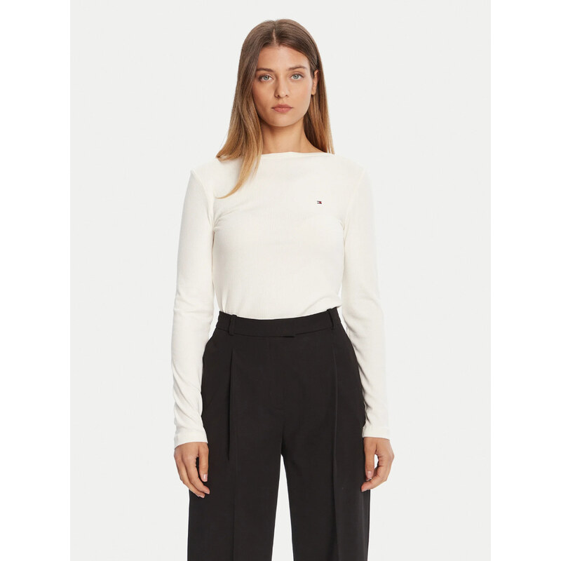 Tommy Hilfiger dámské krémové tričko 113380081