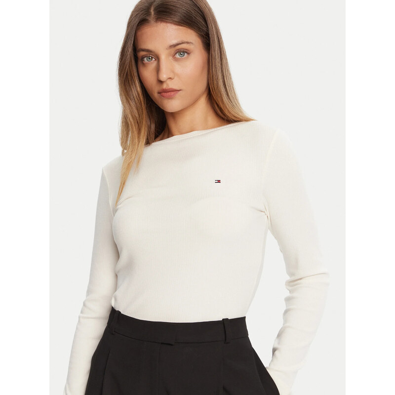 Tommy Hilfiger dámské krémové tričko