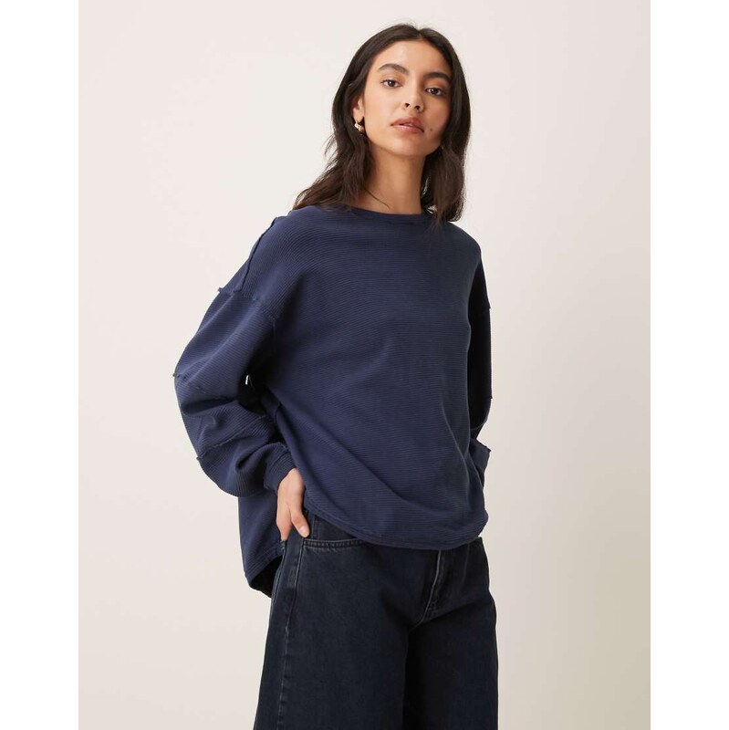 Free People total eclipse tee in navy 115591457