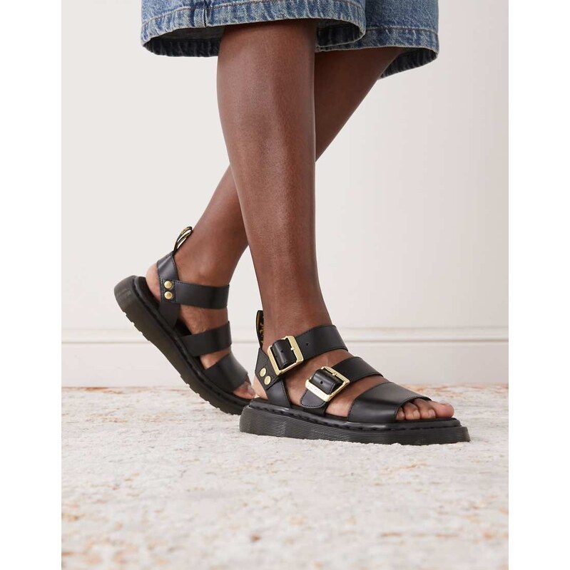 Dr Martens Gryphon sandal in black 113380408
