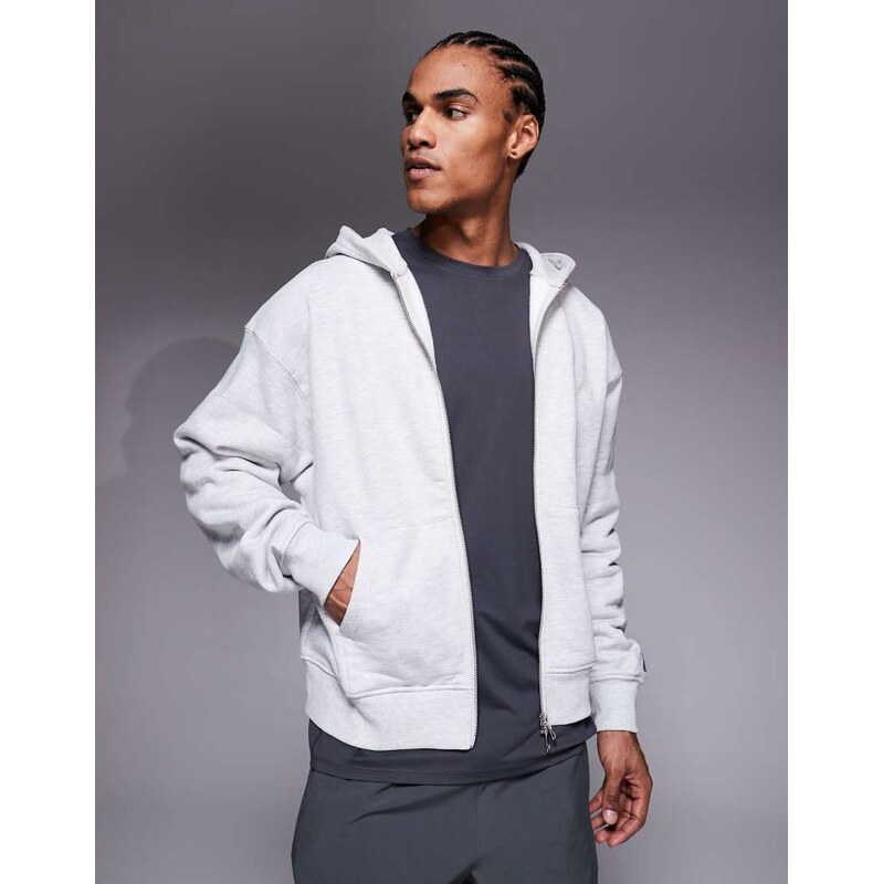 4505 Icon Rest Day heavyweight 440gsm cotton zip up oversized hoodie 113392505