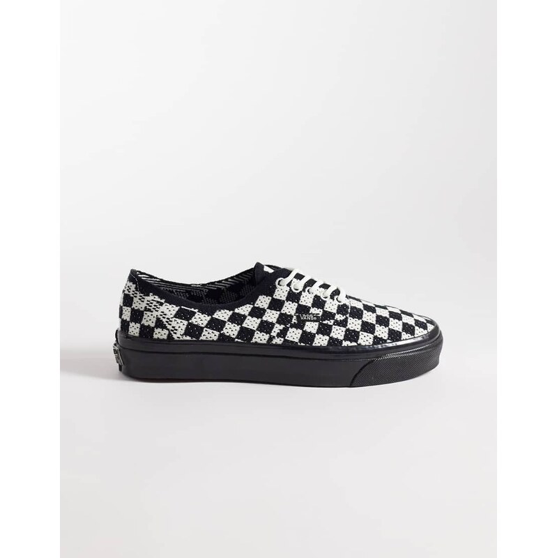 Vans Authentic trainers in black and white checkerboard with
