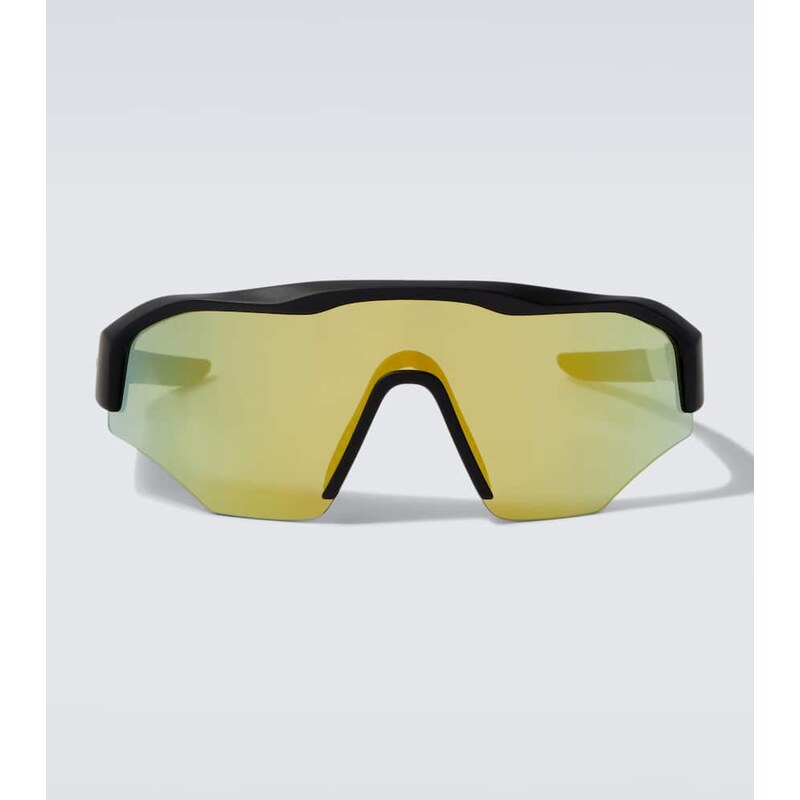 Gucci Logo shield sunglasses