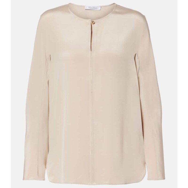 Max Mara Mitico silk-blend blouse