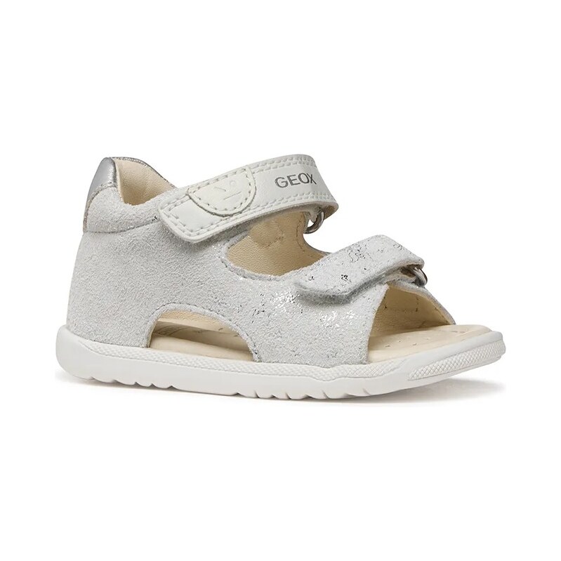 Geox Dětské semišové sandály Geox SANDAL MACCHIA