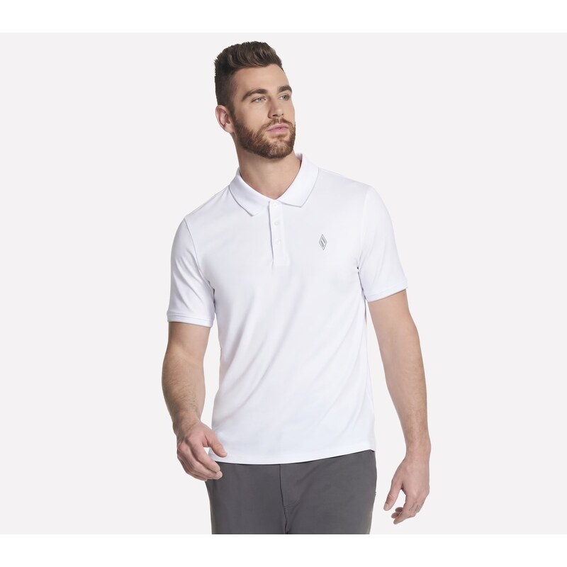 Skechers Muži Off Duty Polo v Bílý, Velikost Malý