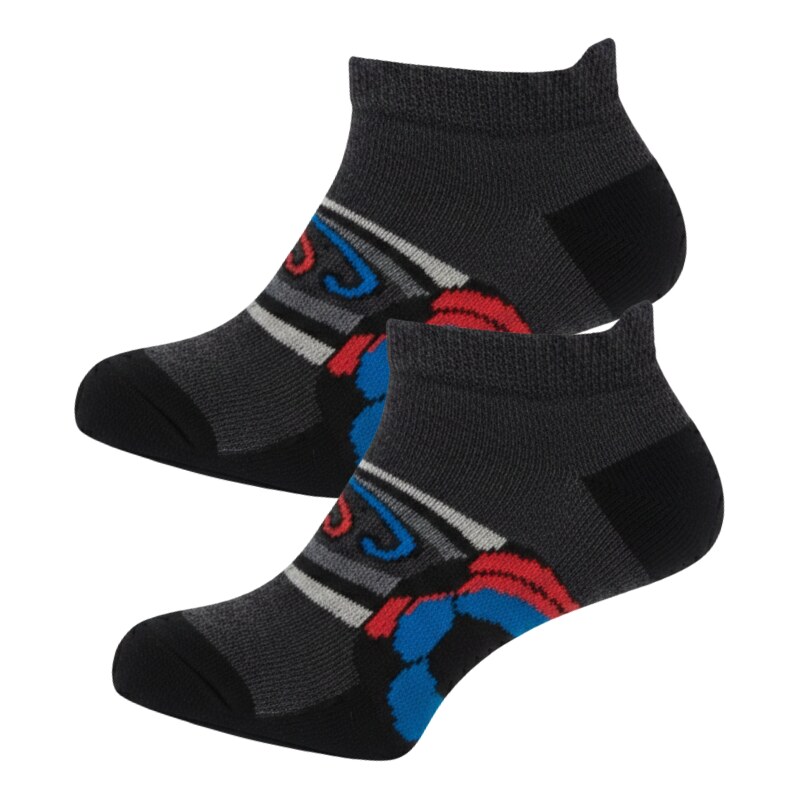 Dětské kotníčkové ponožky tm.šedé Design Socks 81648995