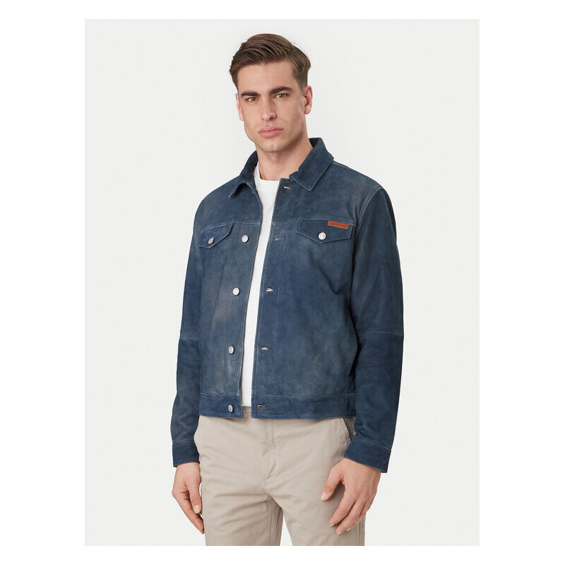 Kožená bunda Calvin Klein Jeans