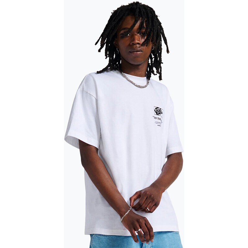 Pánské tričko Vans Stacked Hi Tee white